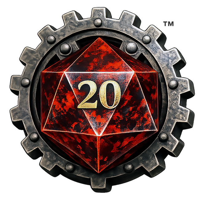 20 Degrees the system driving the Colonial Gothic Revolution Edition. 20 degrees logo